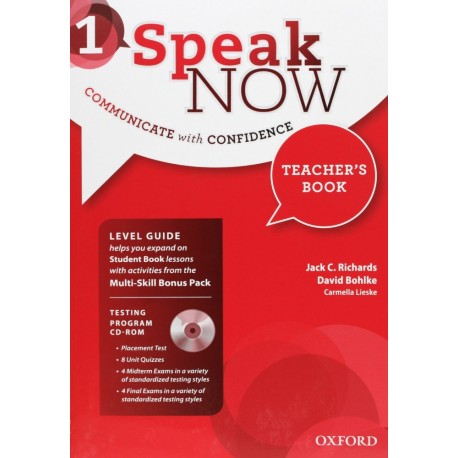 Speak Now 1 Teacher's Book + Testing CD-ROM Speak Now 1 Teacher's Book + Testing CD-ROM