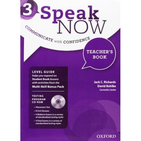 Speak Now 3 Teacher's Book + Testing CD-ROM