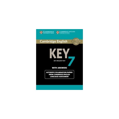 Cambridge English Key 7 Student's Book with Answers + CD Cambridge English Key 7 Student's Book with Answers + CD