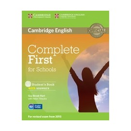 Complete First for Schools Student's Book with answers + CD-ROM