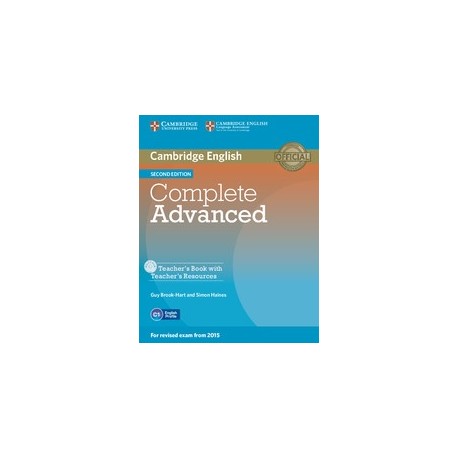 Complete Advanced Second Edition Teacher's Book + Teacher's Resources CD-ROM Complete Advanced Second Edition Teacher's Book + Teacher's Resources CD-ROM