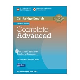 Complete Advanced Second Edition Teacher's Book + Teacher's Resources CD-ROM