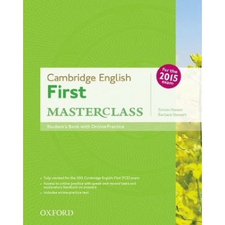 Cambridge English First Masterclass Student's Book + Online Skills Practice Cambridge English First Masterclass Student's Book + Online Skills Practice