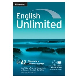 English Unlimited Elementary Coursebook with e-Portfolio + Online Workbook Pack
