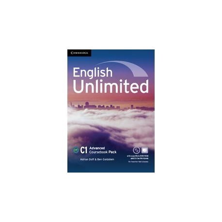English Unlimited Advanced Coursebook with e-Portfolio + Online Workbook Pack