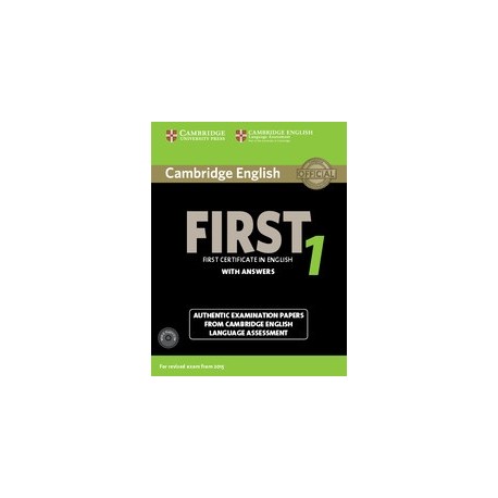 Cambridge English First 1 (for 2015 Exam) Pack with Answers + Audio CDs Cambridge English First 1 (for 2015 Exam) Pack with Answers + Audio CDs
