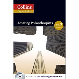 Collins English Readers: Amazing Philanthropists + MP3 Audio CD