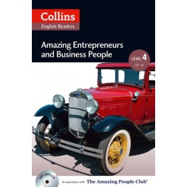 Collins English Readers: Amazing Entrepreneurs & Business People (B2) + MP3 Audio CD