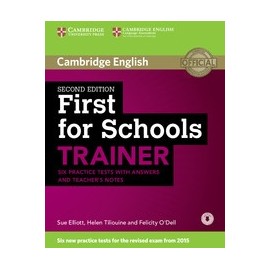 First for Schools Trainer Second Edition + Teachers Notes + Audio download