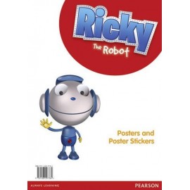 Ricky the Robot Poster and Poster Stickers