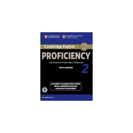 Cambridge English Proficiency 2 Student's Book with Answers + Audio download