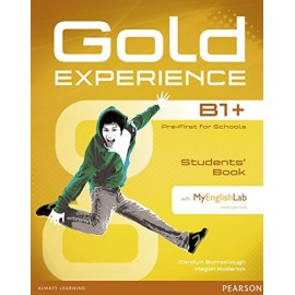 Gold Experience B1+ Student's Book + DVD-ROM + Access to MyEnglishLab