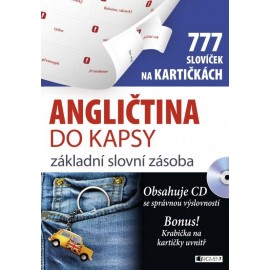 Angličtina do kapsy – základní slovní zásoba na kartičkách + MP3 Audio CD