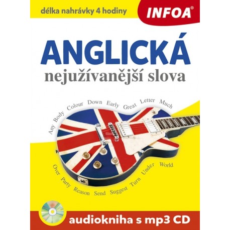 Anglická nejužívanější slova + Audiokniha (MP3 Audio CD)