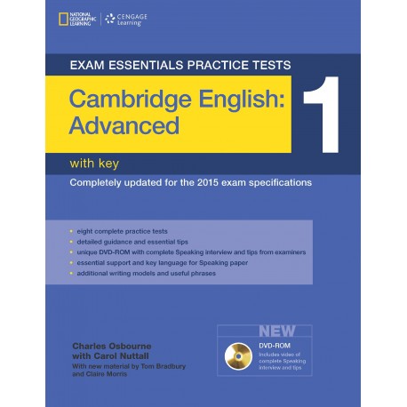 Exam Essentials Practice Tests - Cambridge English Advanced (CAE) 1 with Key + DVD-ROM Exam Essentials Practice Tests - Cambridge English Advanced (CAE) 1 with Key + DVD-ROM