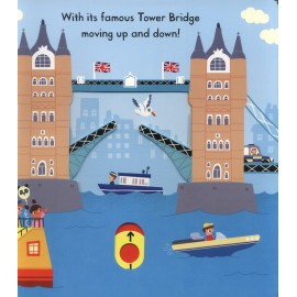 Hello London pull-and-slide board book