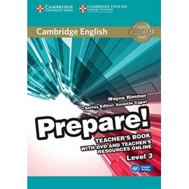 Prepare! 3 Teacher's Book + DVD + Teacher's Resources Online