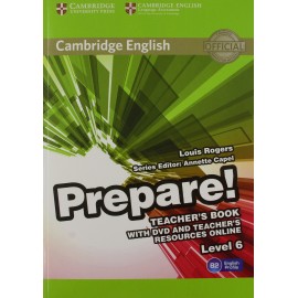 Prepare! 6 Teacher's Book + DVD + Teacher's Resources Online