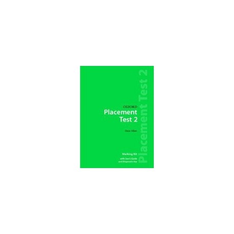 Oxford Placement Tests 2 Marking Kit with User Guide and Diagnostic Key (Revised E.)