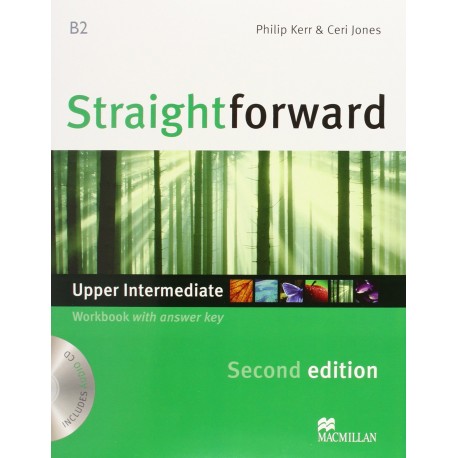 Straightforward Upper-Intermediate Second Ed. Workbook with Key + CD 