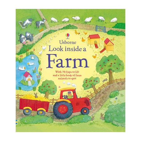 Look Inside a Farm Lift-the-Flap Board Book