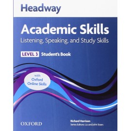 Headway Academic Skills Listening, Speaking, and Study Skills 3 Student's Book + Oxford Online Skills