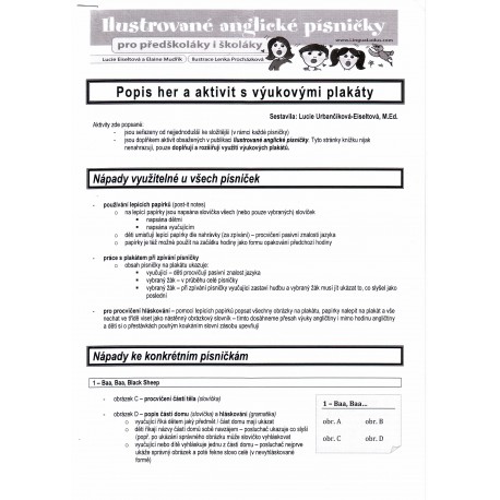 Plakáty k ilustrovaným anglickým písničkám Plakáty k ilustrovaným anglickým písničkám