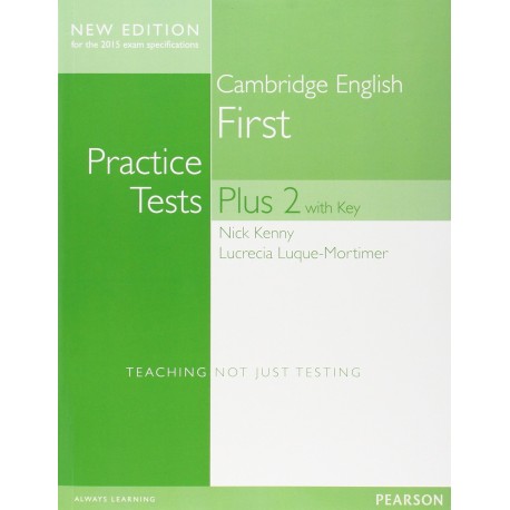 Cambridge English First Practice Tests Plus 2 New Edition for 2015 Exam Student's Book with Key + Online Resources