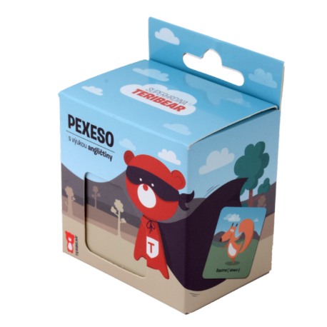 Pexeso s výukou angličtiny - Superhrdina Teribear Pexeso s výukou angličtiny - Superhrdina Teribear