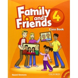 Family and Friends 4 Class Book + MultiROM