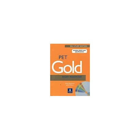 PET Gold Exam Maximiser Self Study Edition (With Key) + Audio CD Pack