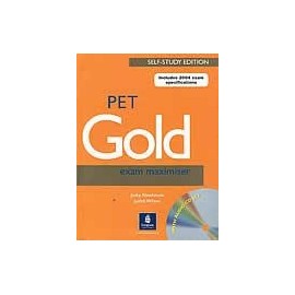 PET Gold Exam Maximiser Self Study Edition (With Key) + Audio CD Pack