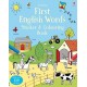 Usborne First English Words Sticker and Colouring Book