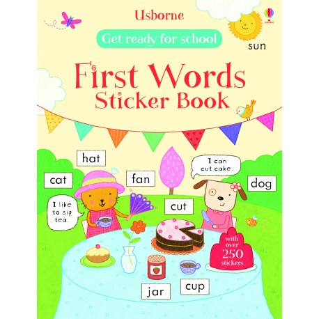 Get Ready for School First Words Sticker Book