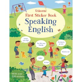 Usborne First Sticker Book Speaking English