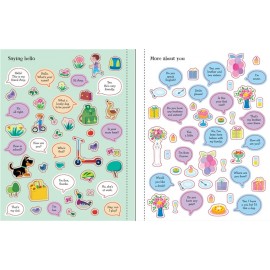 Usborne First Sticker Book Speaking English