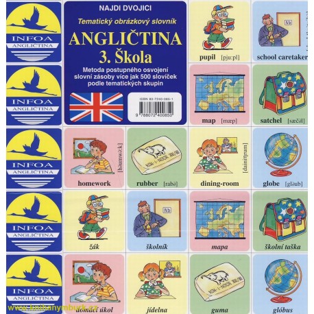 Angličtina-pexeso 3. Škola Angličtina-pexeso 3. Škola