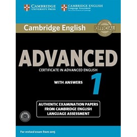 Cambridge English Advanced 1 (for 2015 Exam) Pack with Answers + Audio CDs