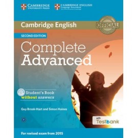 Complete Advanced Second Edition Student´s Book without answers with CD-ROM with Testbank
