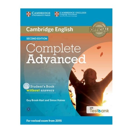 Complete Advanced Second Edition Student´s Book without answers with CD-ROM with Testbank