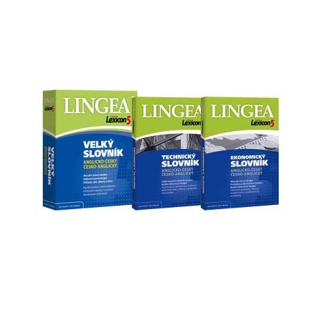 Lingea: Lexicon 5 Anglický velký + ekonomický + technický slovník (3 CD-ROMy) Lingea: Lexicon 5 Anglický velký + ekonomický + technický slovník (3 CD-ROMy)