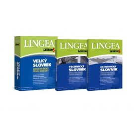 Lingea: ﻿Lexicon 5 Anglický velký + ekonomický + technický slovník (3 CD-ROMy)