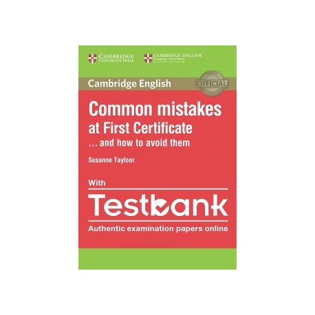 Common Mistakes at First Certificate with Testbank
