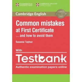 Common Mistakes at First Certificate with Testbank