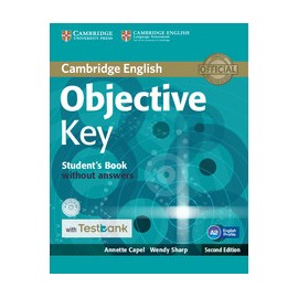 Objective Key Second Edition Student's Book without Answers with CD-ROM with Testbank