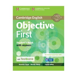 Objective First Fourth Edition (for 2015 Exam) Student's Book with Answers with CD-ROM with Testbank