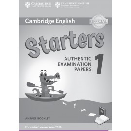 Cambridge English Young Learners 1 for Revised Exam from 2018 Starters Answer Booklet