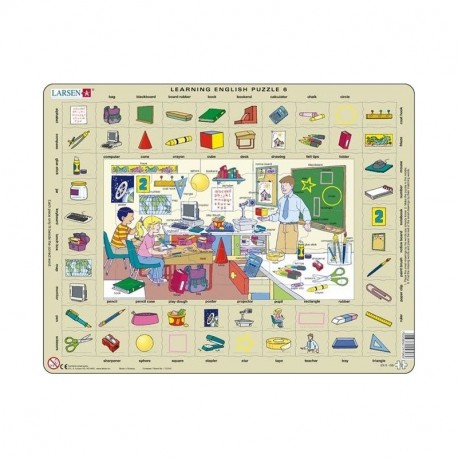 Larsen: Learning English Puzzle Maxi 6
