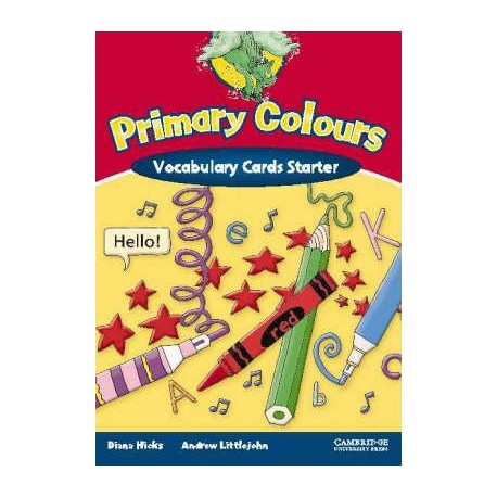 Primary Colours Starter Vocabulary Cards