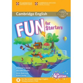 Fun for Starters Fourth edition Student´s Book with audio online activities